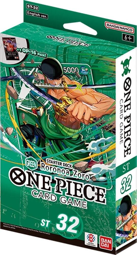 One Piece TCG Starter Deck - Green Roronoa Zoro ST32