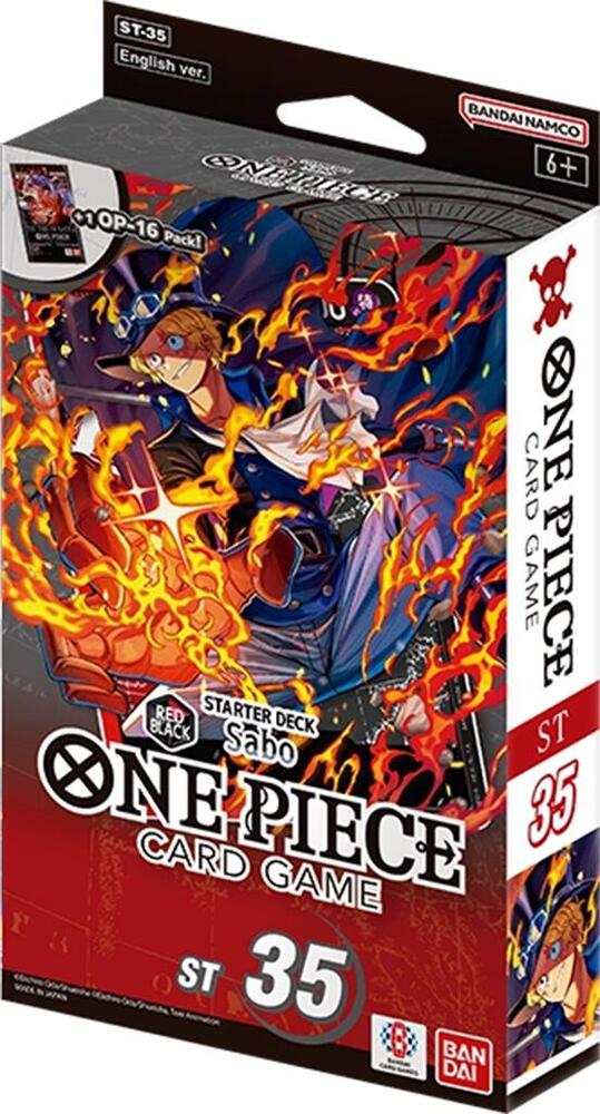 One Piece TCG Starter Deck - Red / Black Sabo ST35