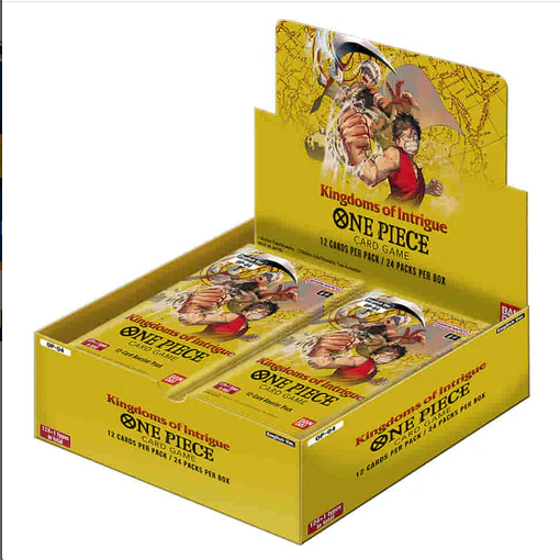 One Piece TCG Booster Box - Kingdoms of Intrigue OP04 (24 Packs)