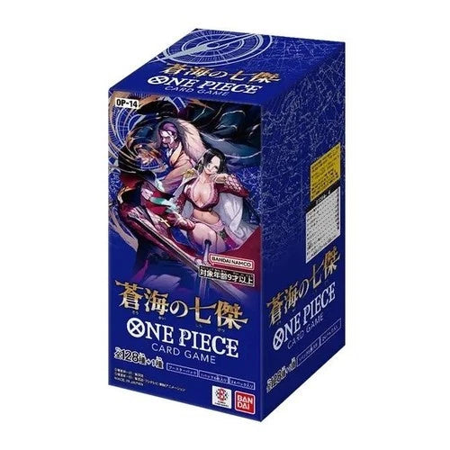 One Piece Japanese Booster Box - OP-14 The Azure Sea's Seven (24 Packs)