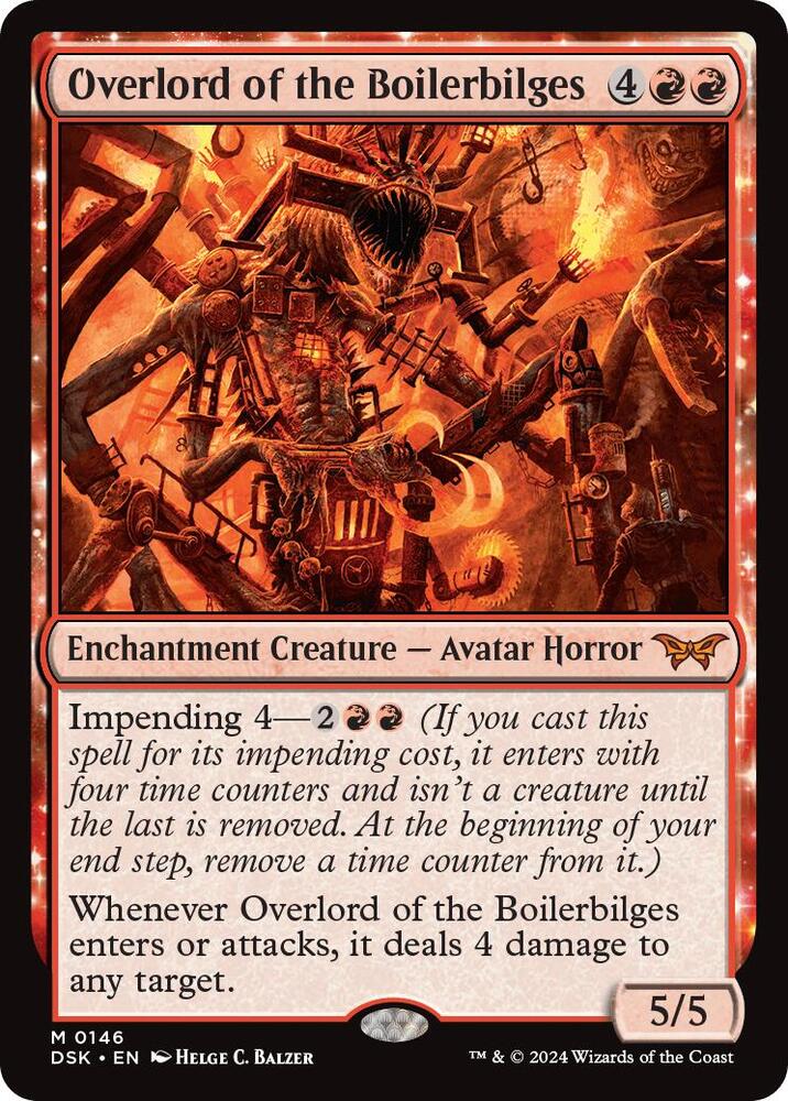 Overlord of the Boilerbilges - 146 Duskmorn Mythic Magic - NM/MINT
