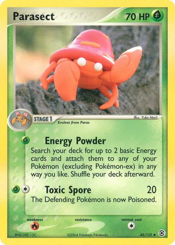 Parasect - 43/112 FireRed & LeafGreen Pokemon - NM