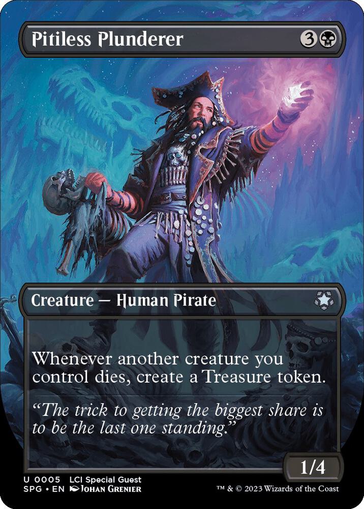 Pitless Plunderer - 5 Special Guests Borderless MTG - NM