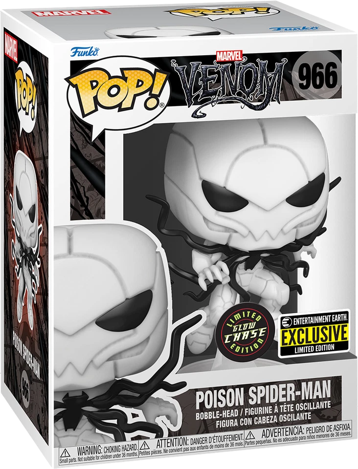 Funko POP - Marvel Venom Vinyl Figure - Poison Spider-Man 966 CHASE (Entertainment Ex)