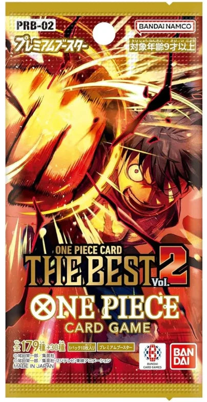 One Piece Japanese Booster Pack - PRB-02 Premium Booster The Best Vol. 2