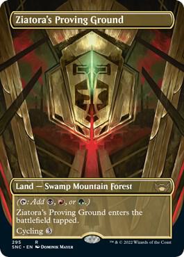 Ziatora's Proving Ground - 295 Streets of New Capenna Borderless Rare Magic - NM
