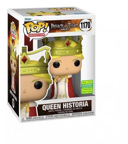 Funko POP - AOT Vinyl Figure - Queen Historia 1170 (2022 Summer Convention)