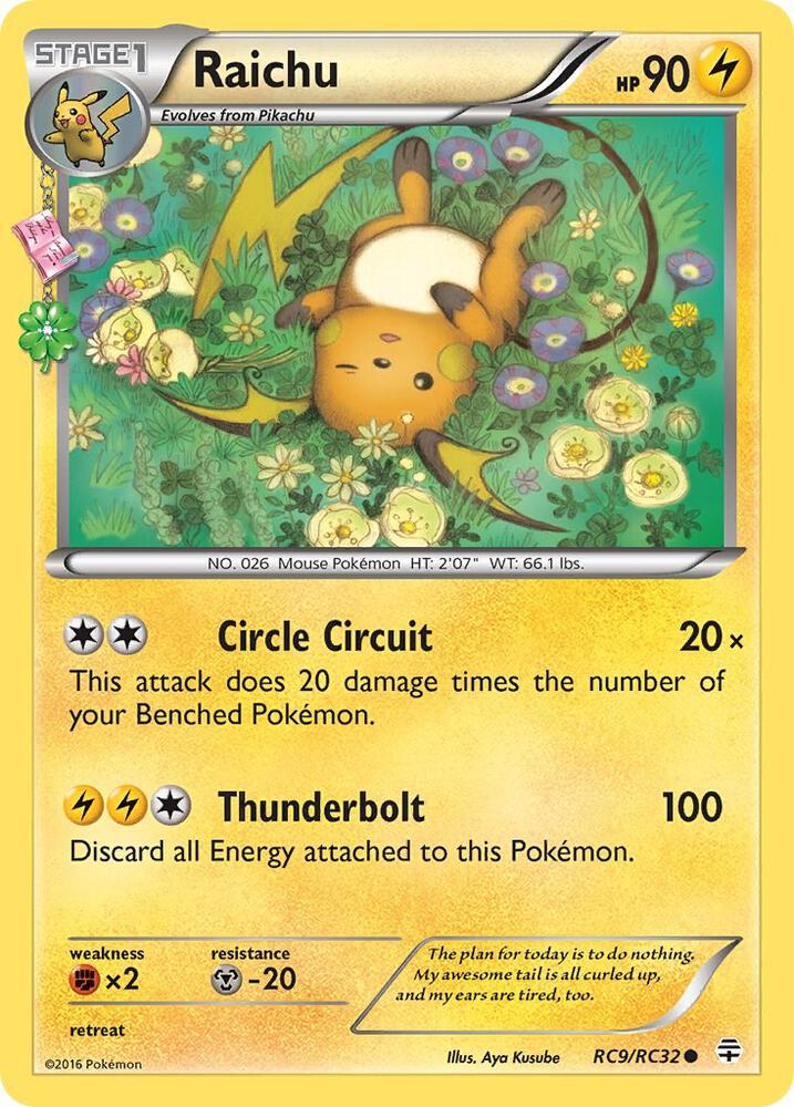 Raichu - RC9/RC32 Generations Pokemon - NM