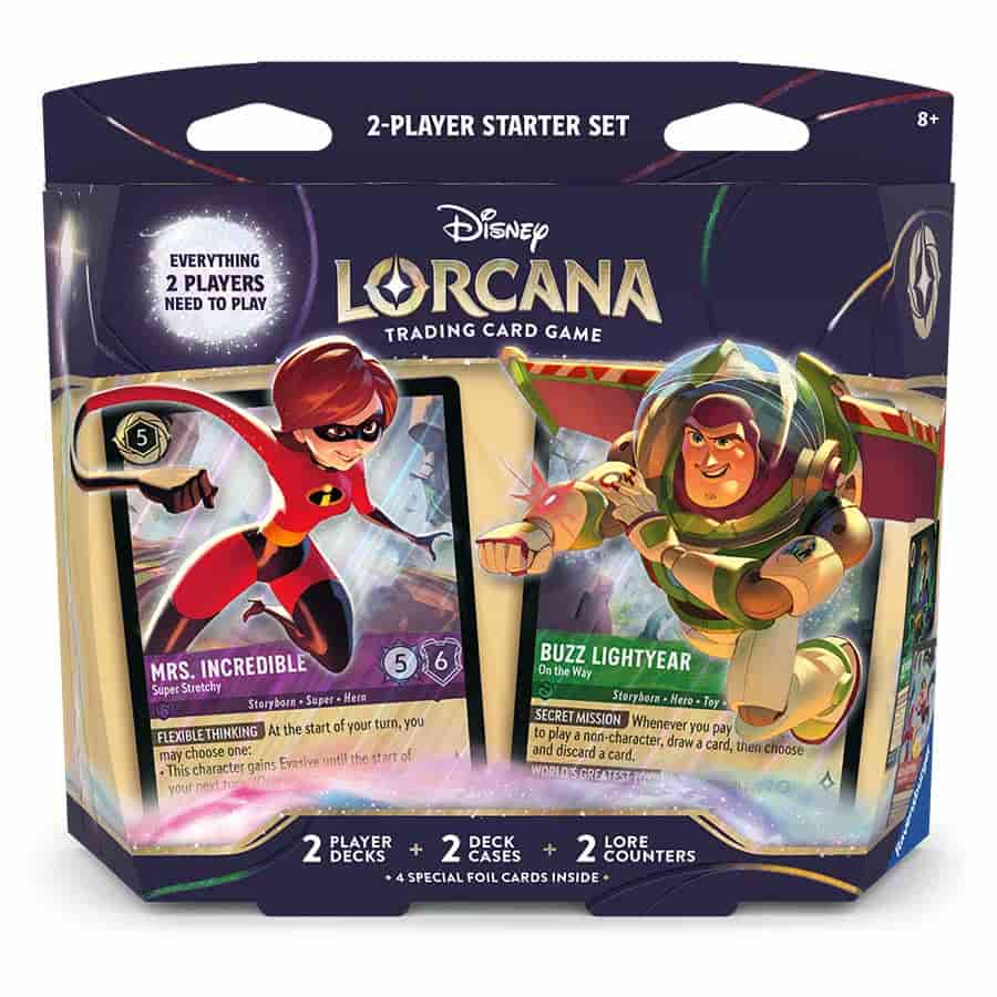 Disney Lorcana Two Player Deck - Elastigirl & Buzz Lightyear
