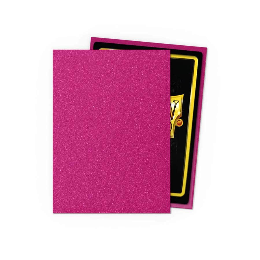 Dragon Shield Standard Card Sleeves - Matte SPARKLES Pink Sapphire (100 count)
