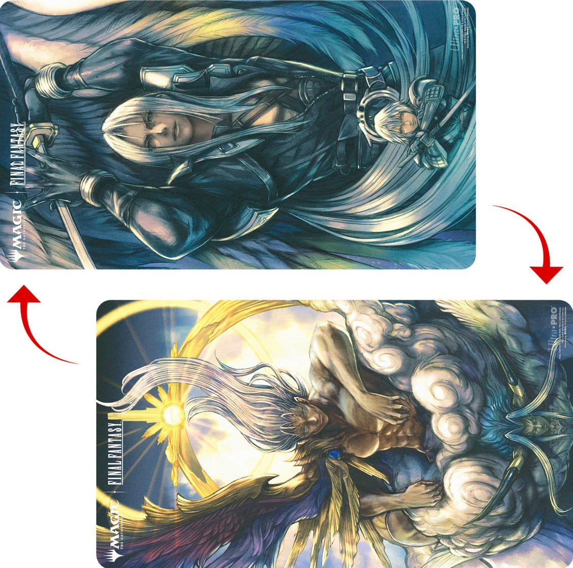 Magic The Gathering Double Sided Playmat - Final Fantasy: Sephiroth Fabled Soldier