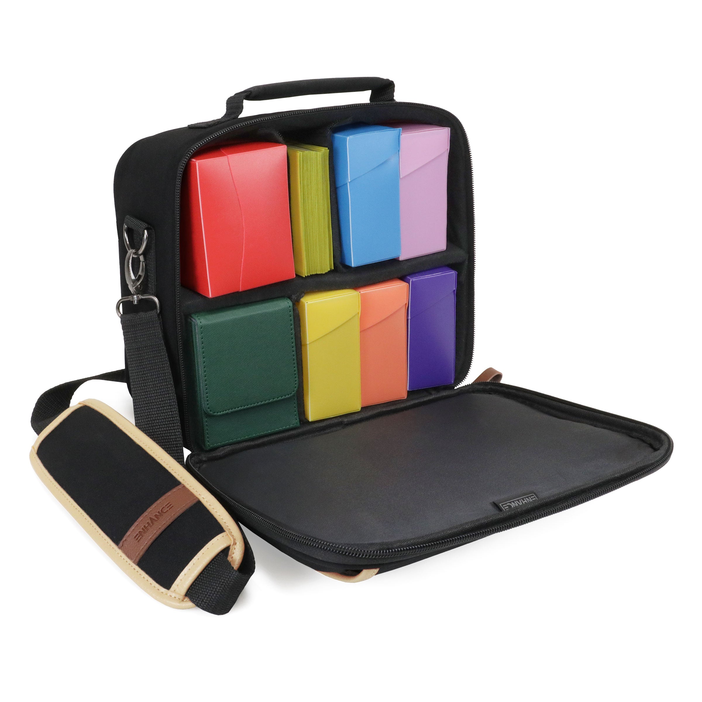 Enhance: Designer Edition Compact Trading Card Storage Bag - Black