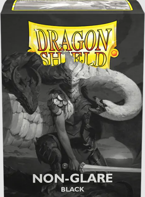 Dragon Shield Standard Card Sleeves - Matte Black NON-GLARE (100 count)