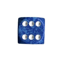 Chessex 16mm D6 Dice - Speckled Water (12 Count)