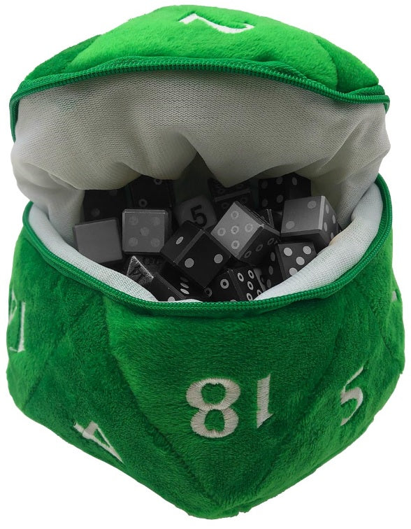 Plush Dice Bag - Ultra Pro - D20 Green