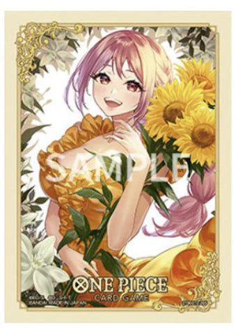One Piece Bandai Card Game Official Sleeves: Set 4 - Rebecca (70 Pack)