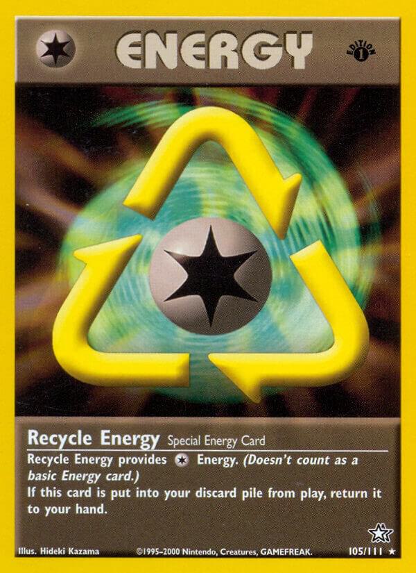 Recycle Energy - 105/111 Neo Genesis 1st Edition Trainer - NM