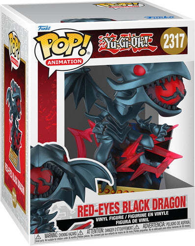 Funko POP - YuGiOh Vinyl Figure - Red-Eyes Black Dragon 2317