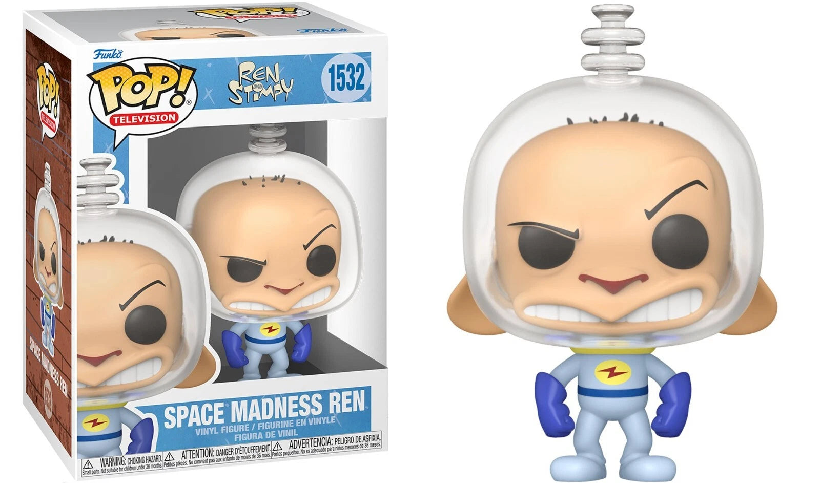 Funko POP - Ren & Stimpy Vinyl Figure - Space Madness Ren 1532