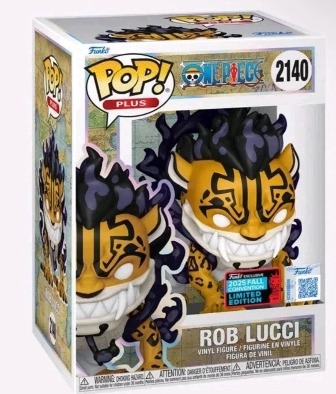 Funko Pop - One Piece Vinyl Figure -  Rob Lucci 2140 2025 Fall Convention