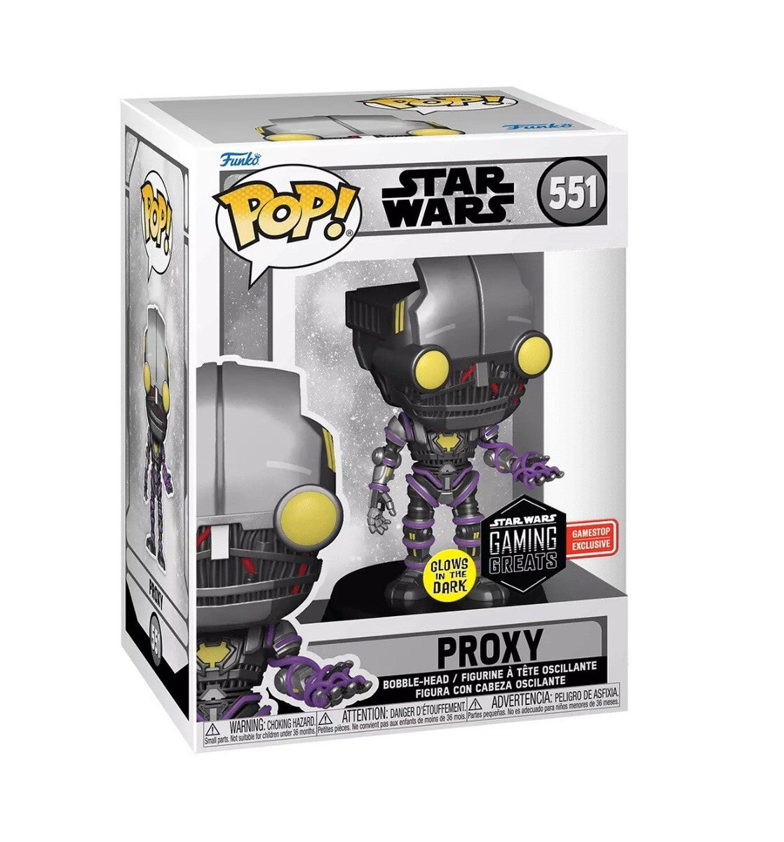 Funko Pop - Star Wars Vinyl Figure - Proxy 551 GITD GS Exc