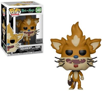 Funko Pop - Rick & Morty Vinyl Figure - Squanchy with Rope 346 FYE Exc