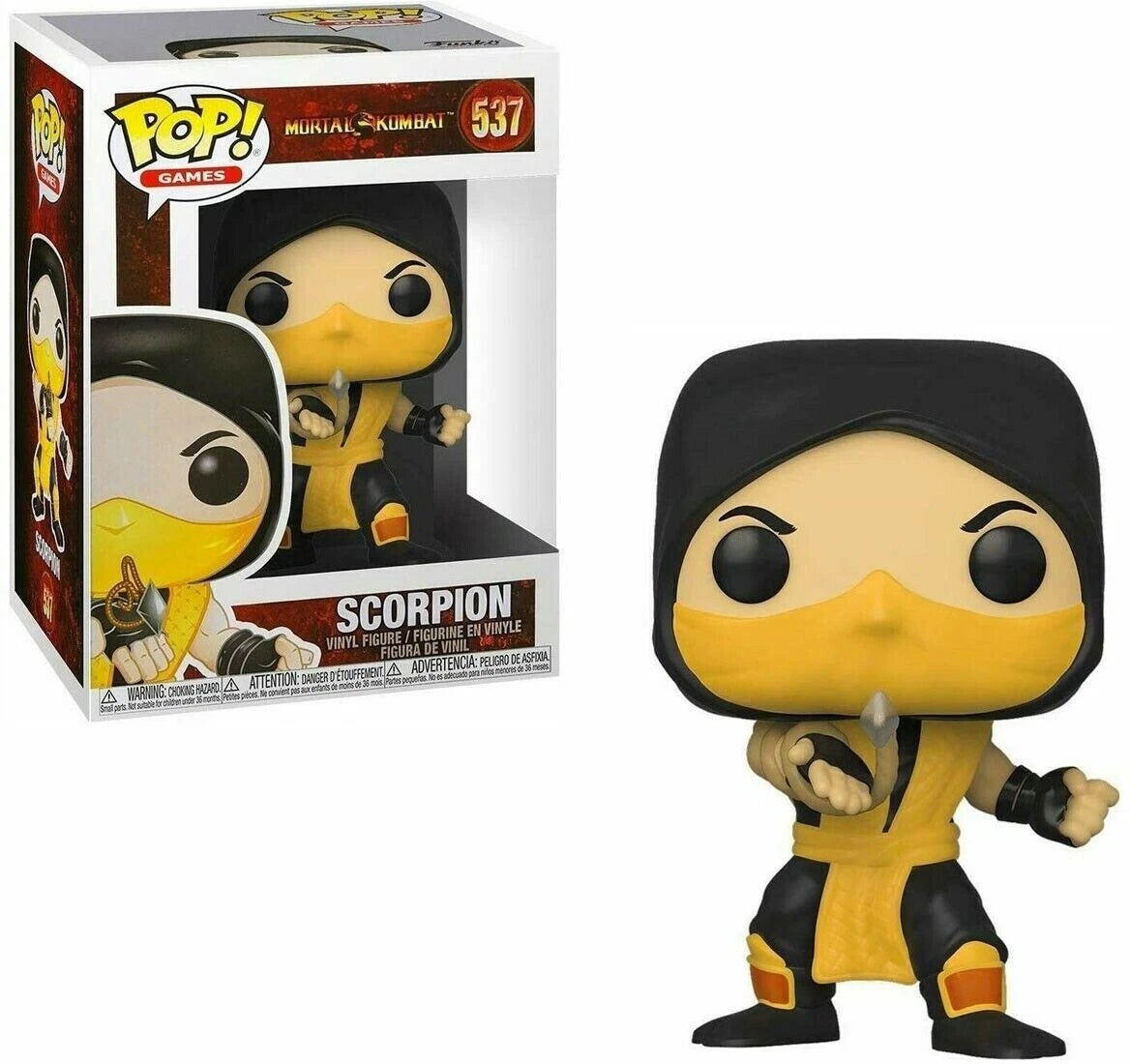 Funko Pop - Mortal Kombat Vinyl Figure - Scorpion 537
