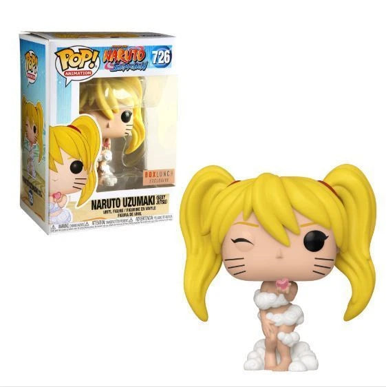 Funko POP - Naruto Shippuden Vinyl Figure - Naruto Uzumaki (Sexy Jutsu) 726 BoxLunch Exc.