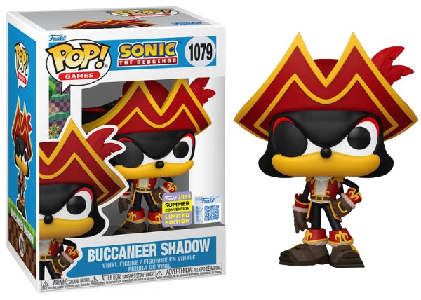 Funko Pop - Sonic The Hedgehog Vinyl Figure - Buccaneer Shadow Con 2025 exc 1079