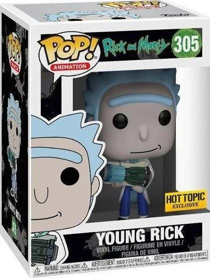 Funko Pop - Rick & Morty Vinyl Figure - Young Rick 305 HT Exc
