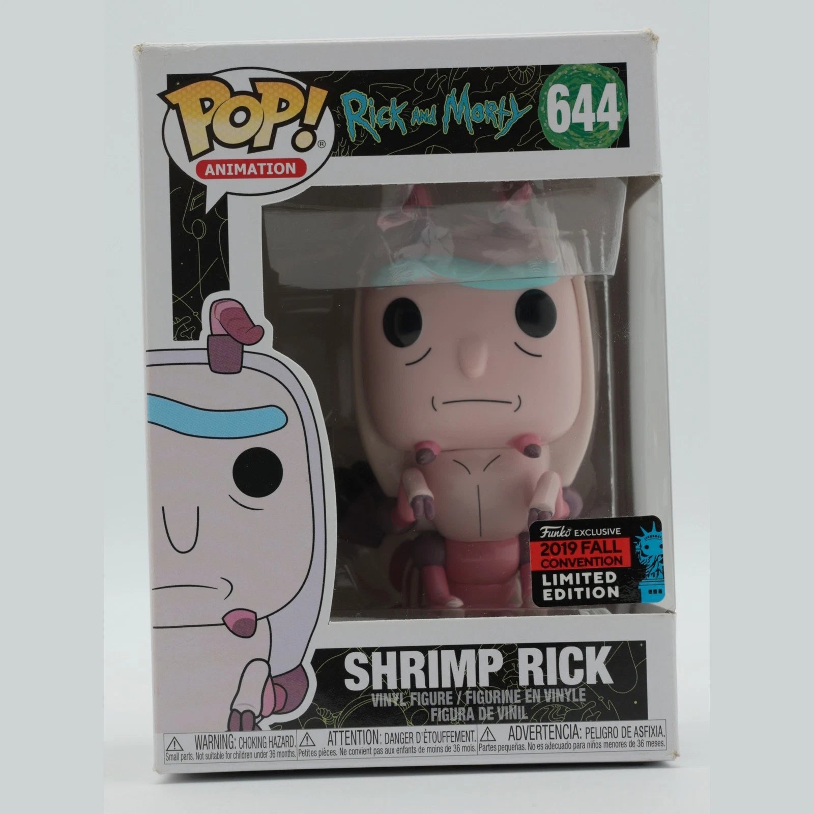 Funko Pop - Rick & Morty Vinyl Figure - Shrimp Rick 644 2019 Fall Exc.