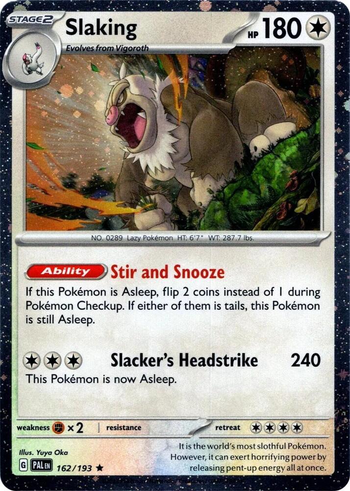 Slaking - 162/193 Cosmos Holo PROMO Pokemon - NM/MINT