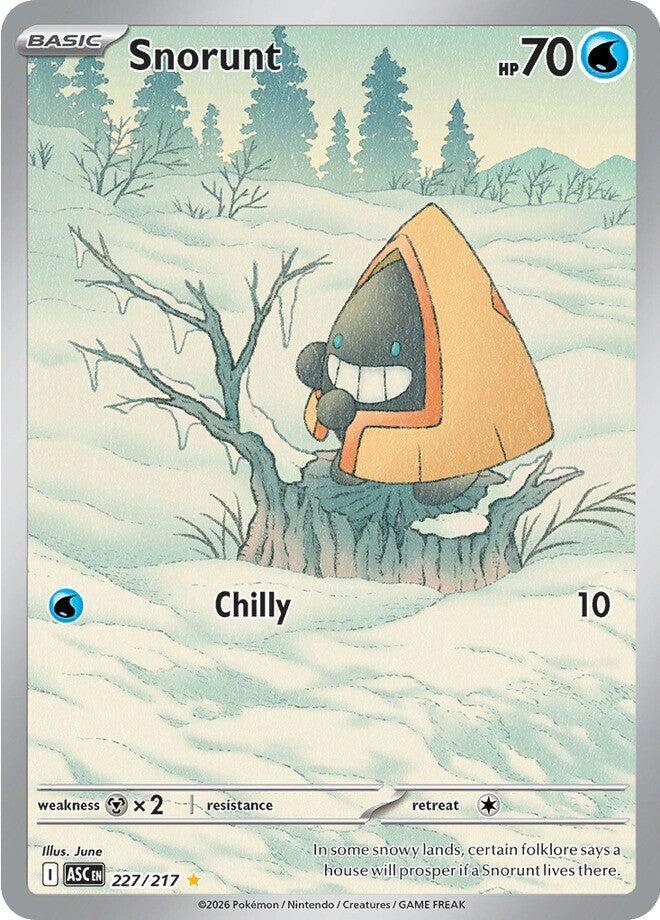 Snorunt - 227/217 Ascended Heroes Illustration Rare Pokemon - NM/MINT