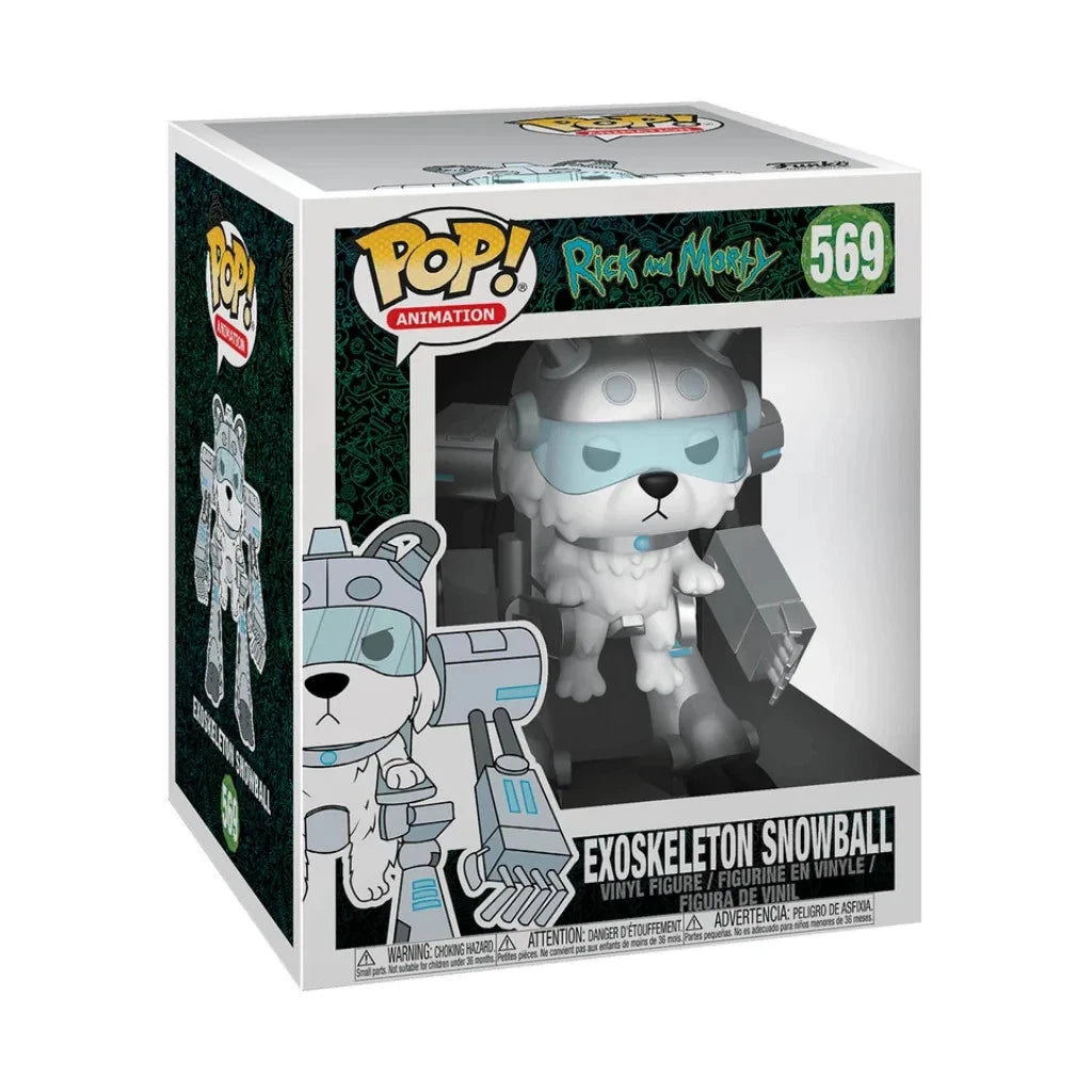 Funko Pop - Rick & Morty Vinyl Figure - Exoskeleton Snowball 569