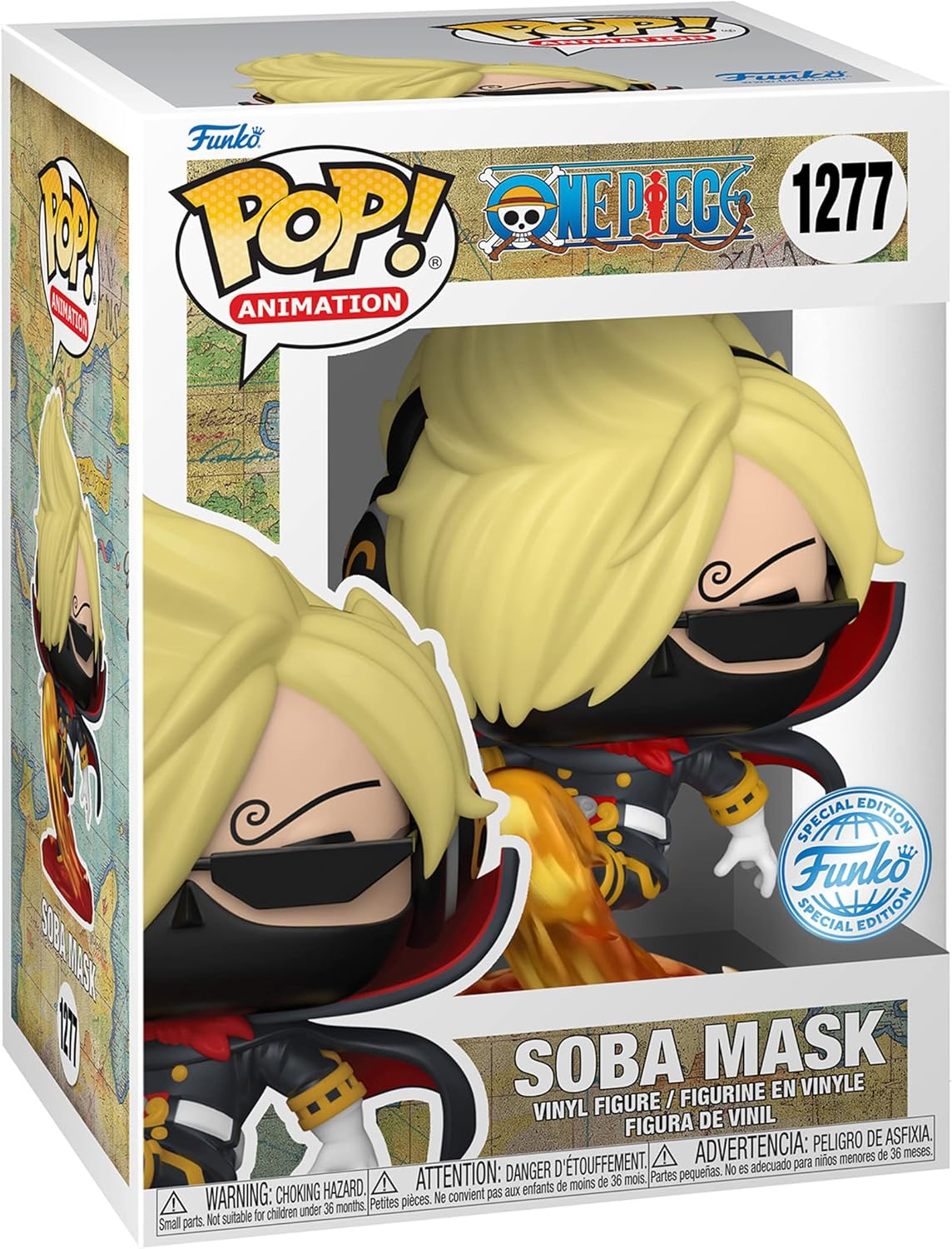 Funko Pop - One Piece Vinyl Figure - Soba Mask 1277 Funko Exc