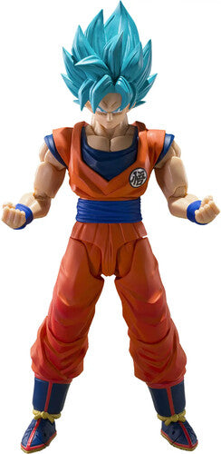 SH Figuarts - Dragon Ball Super Action Figure - Super Saiyan God Son Goku (Blue Power Transcending Limits)