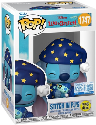 Funko Pop - Disney Vinyl Figure - Stitch in PJ's Glow 1747