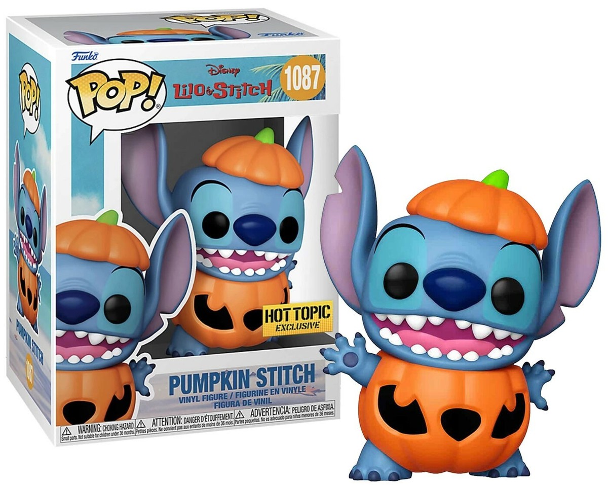 Funko Pop - Disney Vinyl Figure - Pumpkin Stitch 1087 Hot Topic