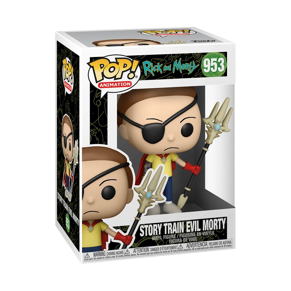 Funko Pop - Rick & Morty Vinyl Figure - Story Train Evil Morty 953