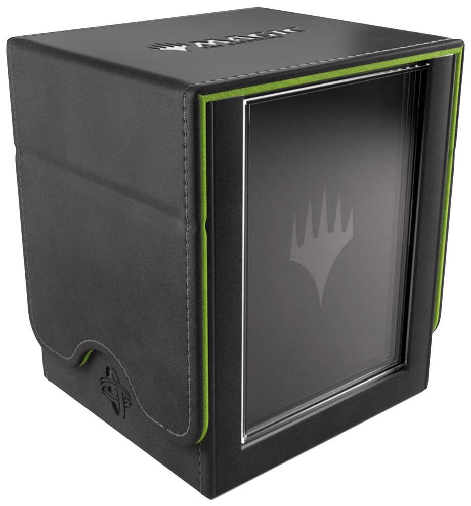 Deck Box: GameGenic Deck Box: 100+: Squire Plus Strixhaven - Black/Green