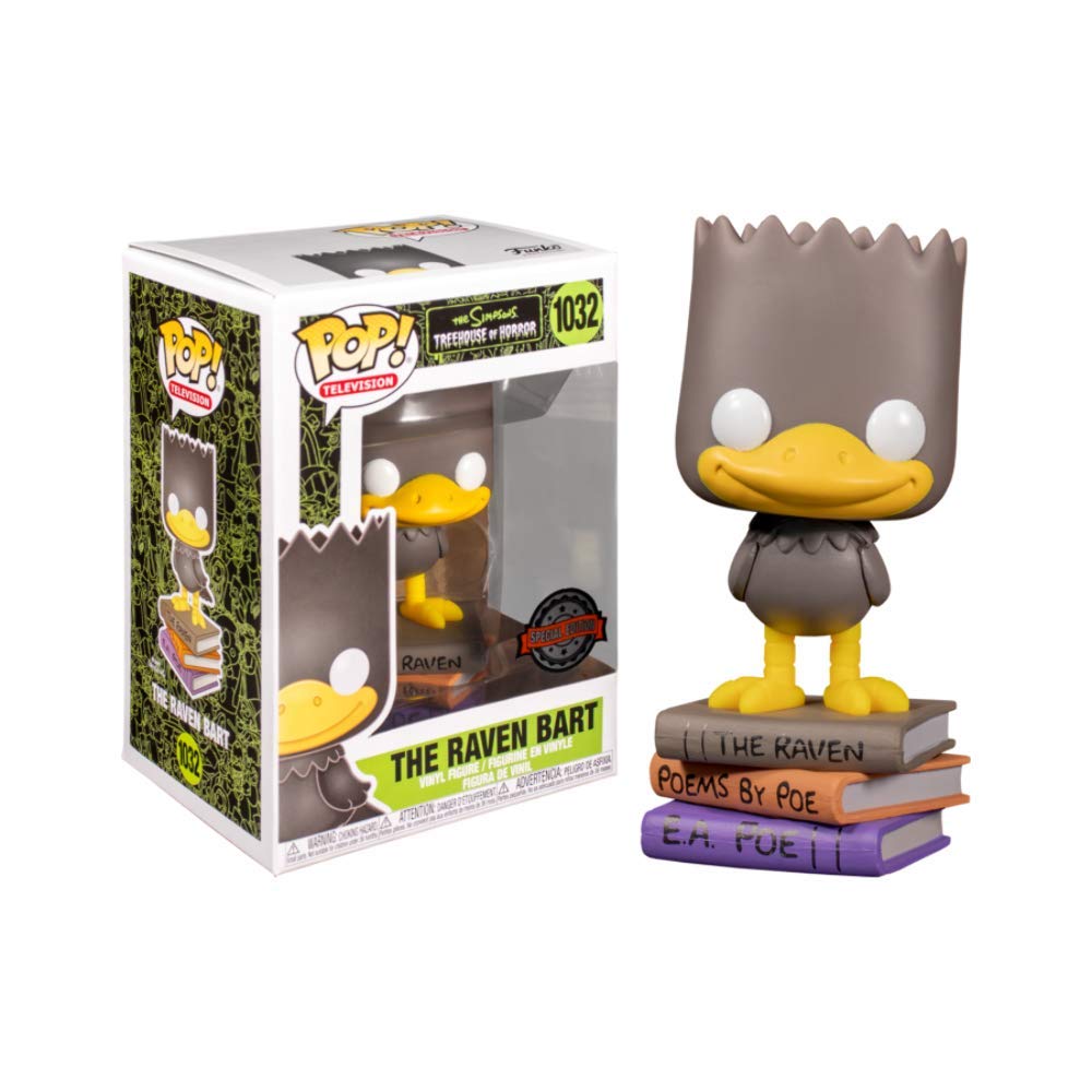 Funko Pop - Simpsons Vinyl Figure - The Raven Bart 1032 Special Edition