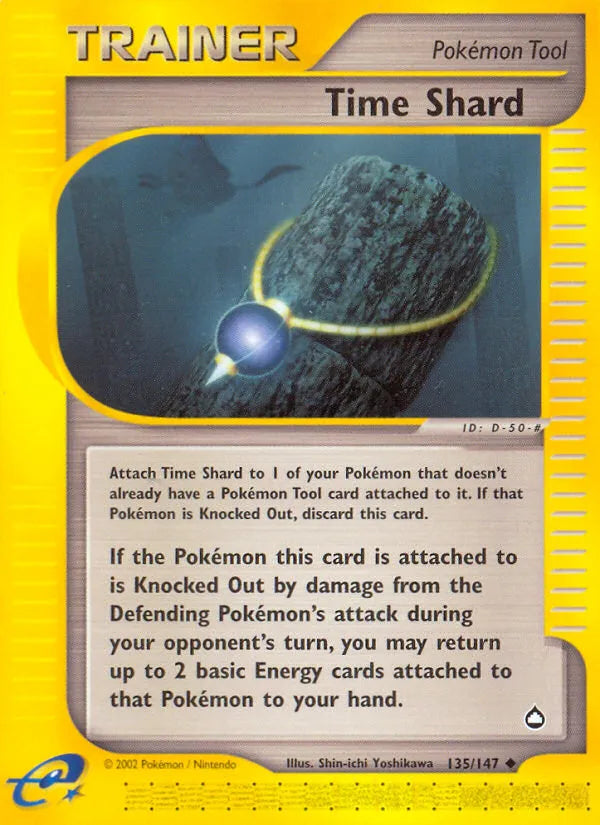 Time Shard - 100/147 e-Reader Aquapolis Common Trainer - NM
