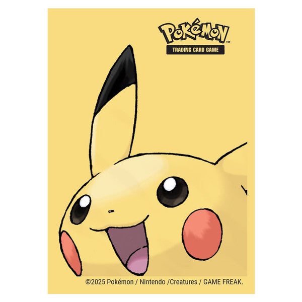 Pokemon Standard Card Sleeves - Pikachu 2025 (65 Count)