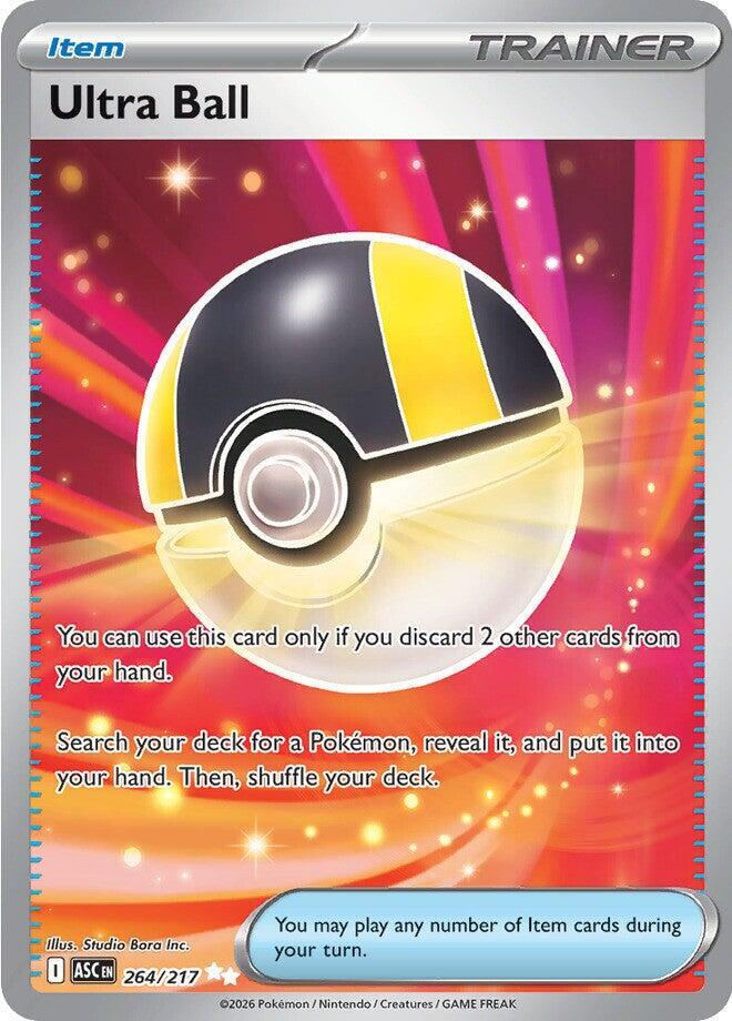 Ultra Ball - 264/217 Ascended Heroes Full Art Trainer - NM/MINT