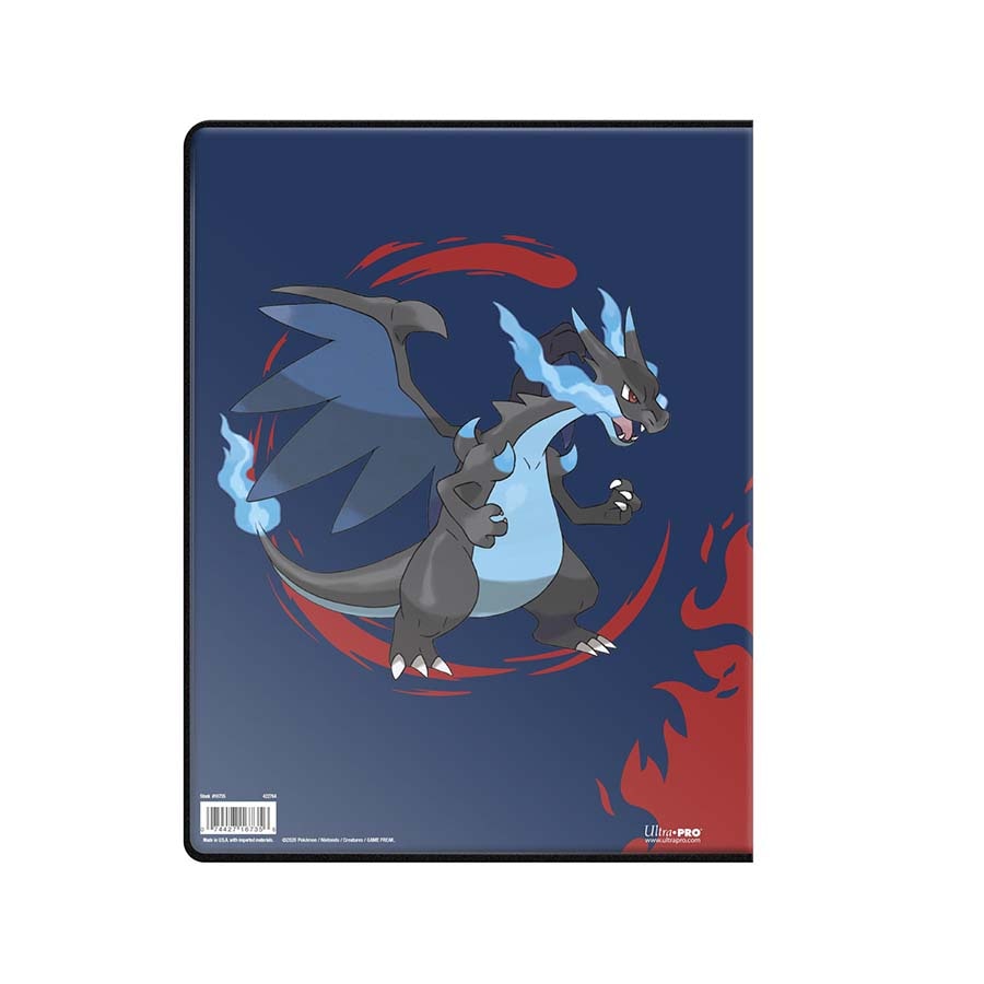 Pokemon Ultra Pro 9 Pocket Portfolio Binder - Mega Charizard X & Y