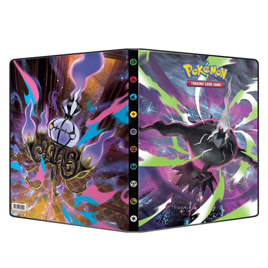 Pokemon Ultra Pro 9 Pocket Portfolio Binder - Mega Evolution: Pitch Black - Mega Darkrai & Chandelure