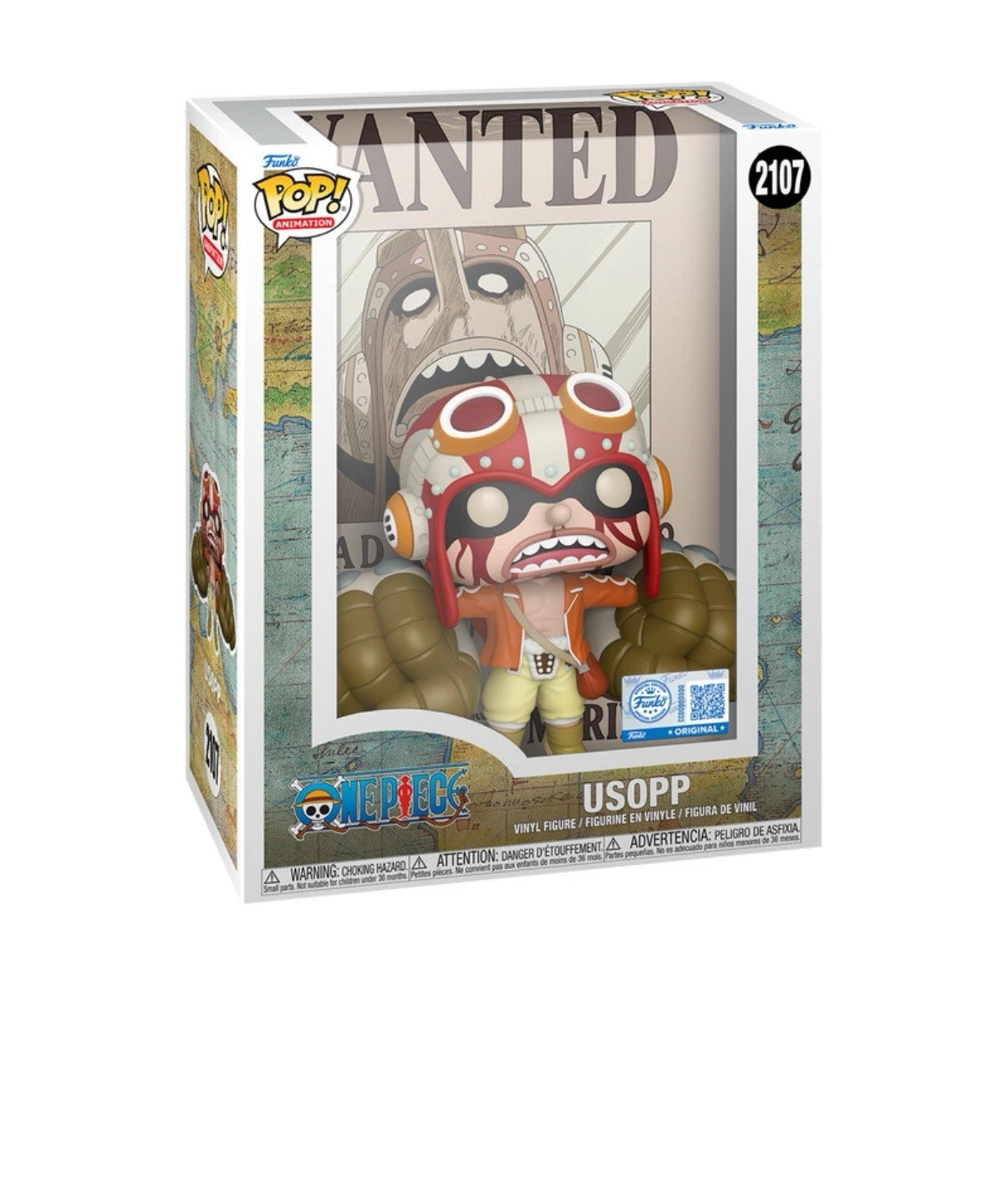 Funko Pop - One Piece Vinyl Figure - Usopp 2107 Wanted Poster Funko Exclusive