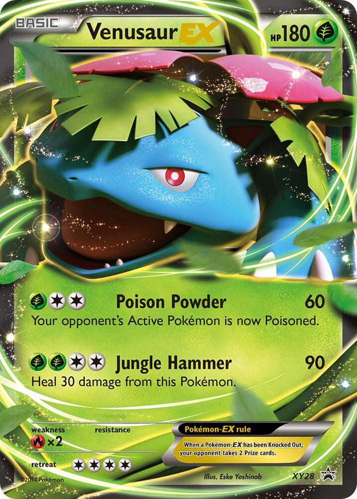 Venusaur EX - XY28 Black Star Promo Pokemon - HP