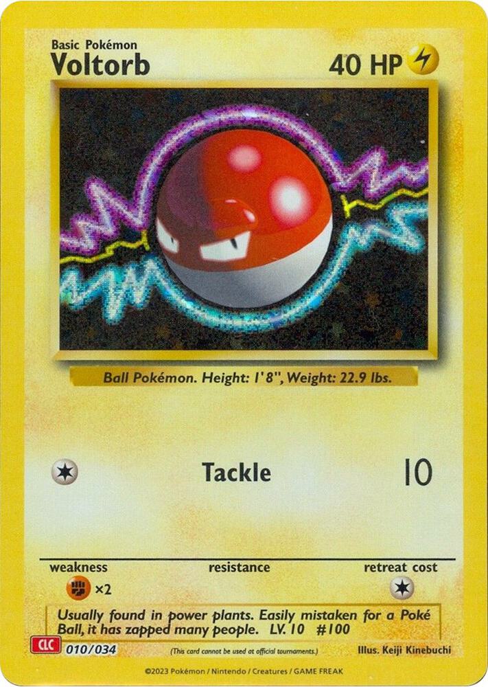 Voltorb - 010/034 CLC TCG Classic Pokemon - NM/MINT