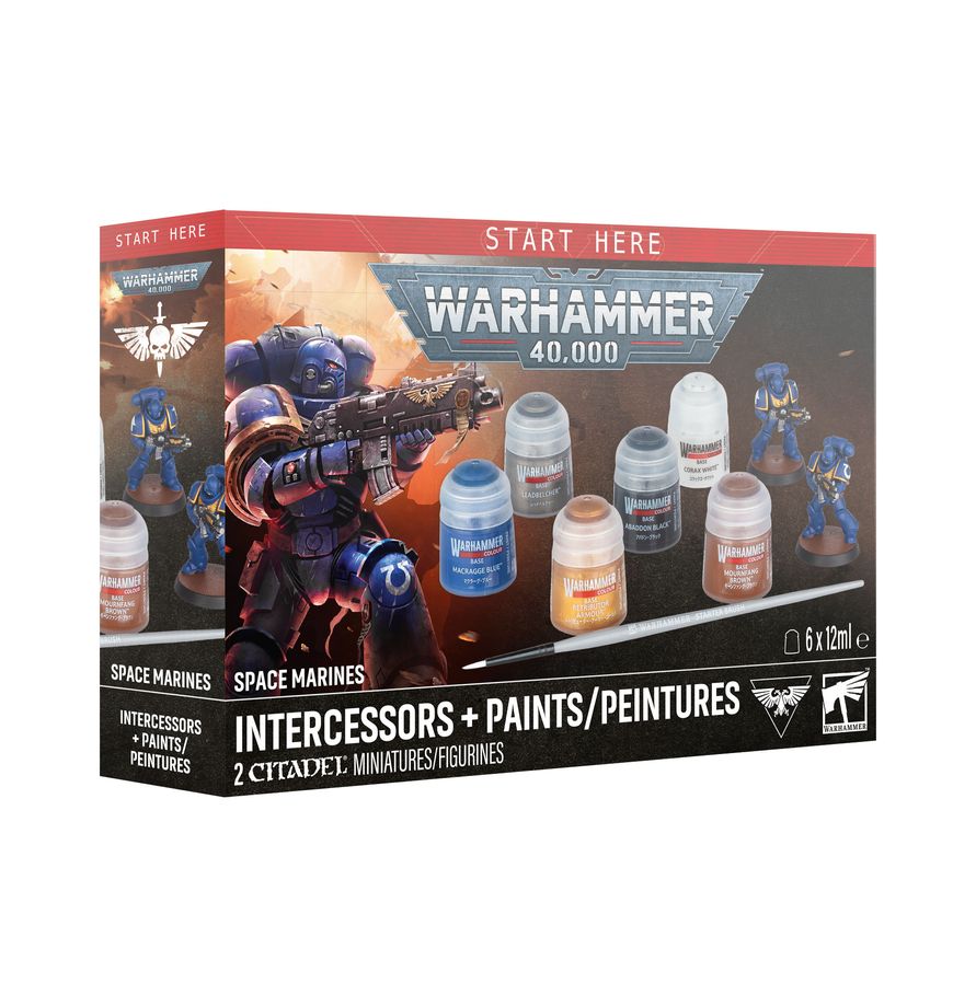 Warhammer 40K - Intercessors + Paints/Peintures